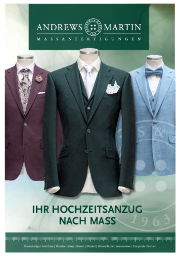 Jetzt downladen: Der ANDREWS & MARTIN Hochzeitskatalog